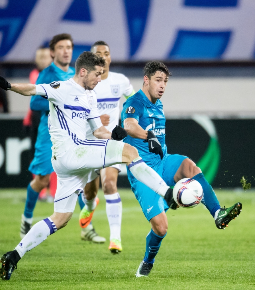 Лига Европы УЕФА 2016/17, 1/16 финала, «Зенит» — «Андерлехт»