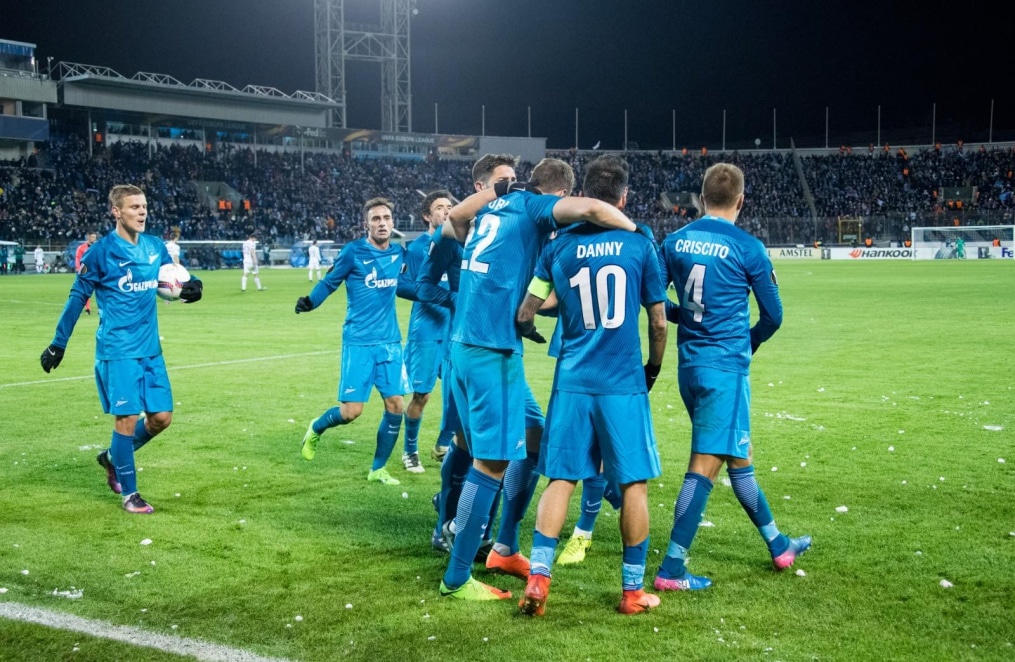 Лига Европы УЕФА 2016/17, 1/16 финала, «Зенит» — «Андерлехт»