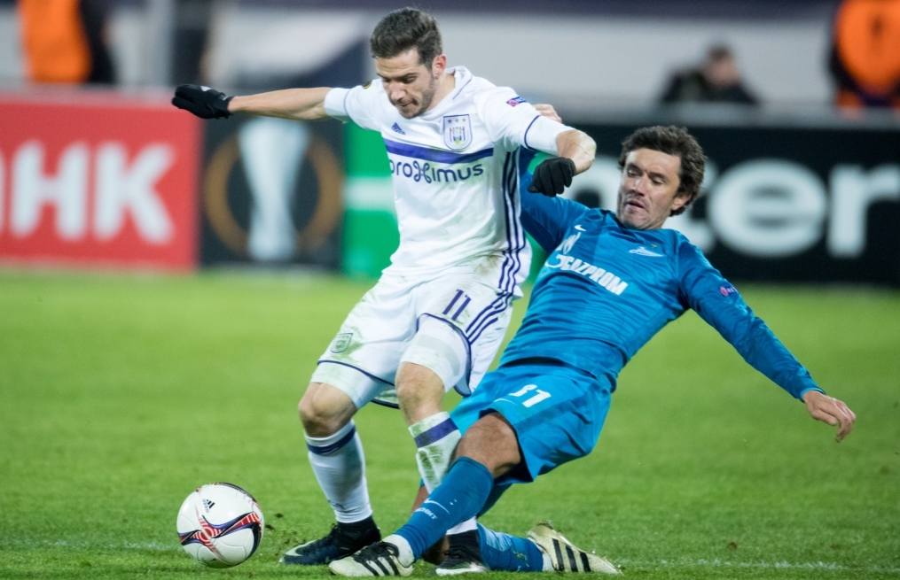 Лига Европы УЕФА 2016/17, 1/16 финала, «Зенит» — «Андерлехт»