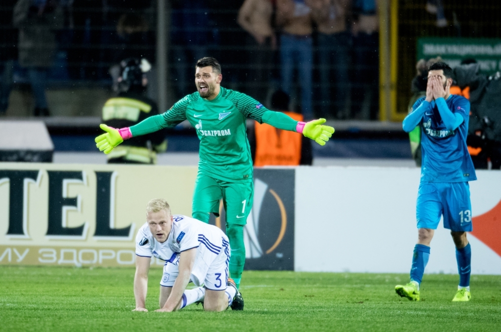 Лига Европы УЕФА 2016/17, 1/16 финала, «Зенит» — «Андерлехт»