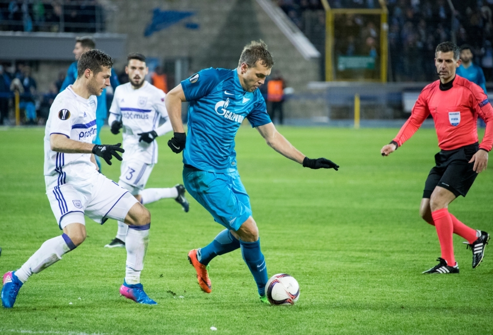 Лига Европы УЕФА 2016/17, 1/16 финала, «Зенит» — «Андерлехт»