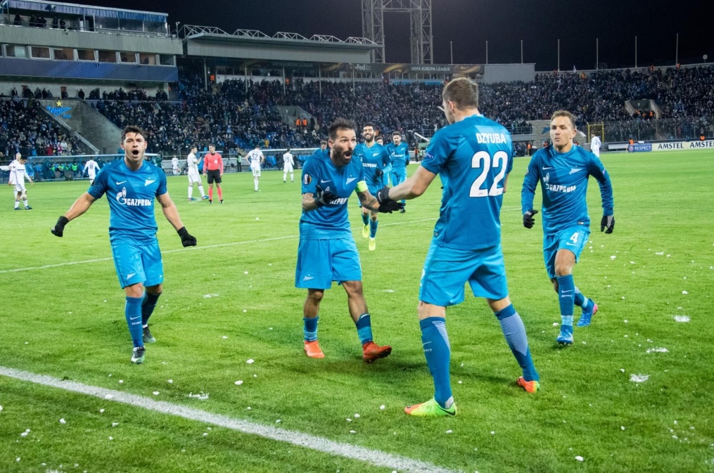 Лига Европы УЕФА 2016/17, 1/16 финала, «Зенит» — «Андерлехт»