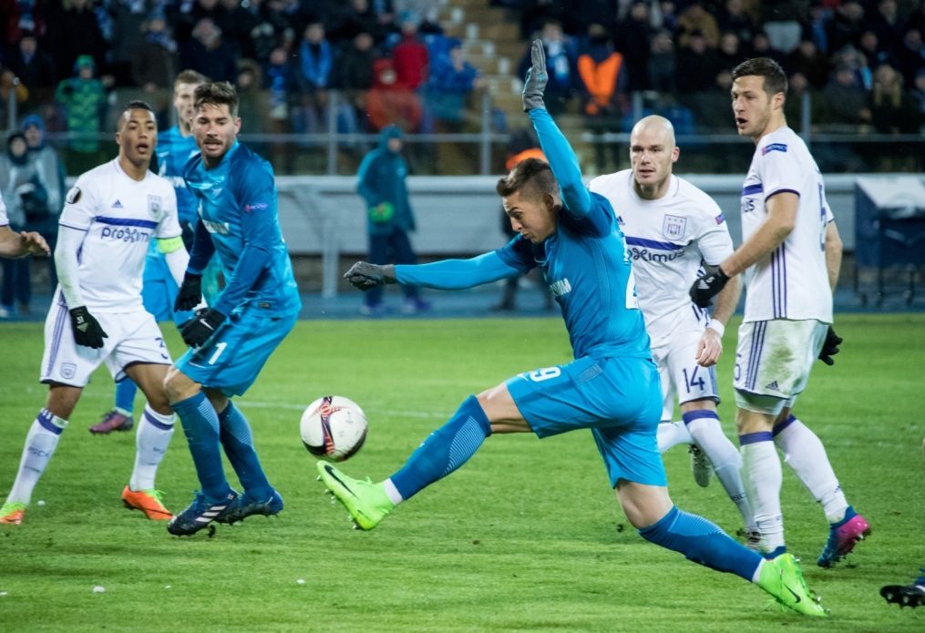 Лига Европы УЕФА 2016/17, 1/16 финала, «Зенит» — «Андерлехт»