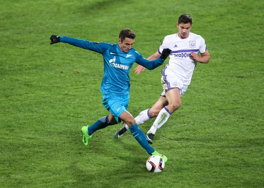 Лига Европы УЕФА 2016/17, 1/16 финала, «Зенит» — «Андерлехт»