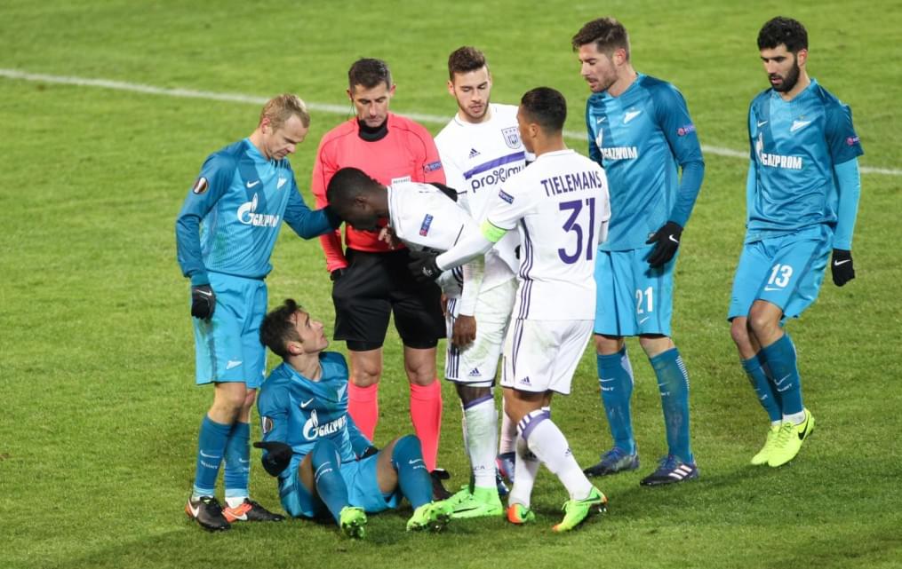 Лига Европы УЕФА 2016/17, 1/16 финала, «Зенит» — «Андерлехт»