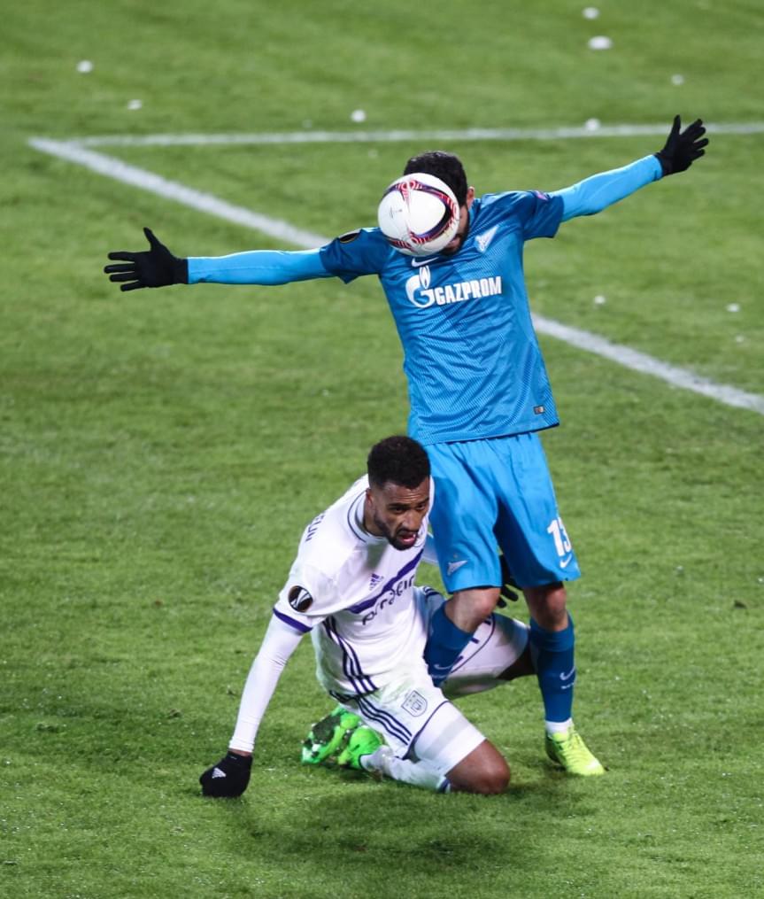 Лига Европы УЕФА 2016/17, 1/16 финала, «Зенит» — «Андерлехт»