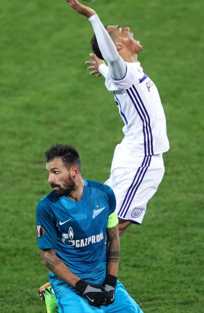 Лига Европы УЕФА 2016/17, 1/16 финала, «Зенит» — «Андерлехт»