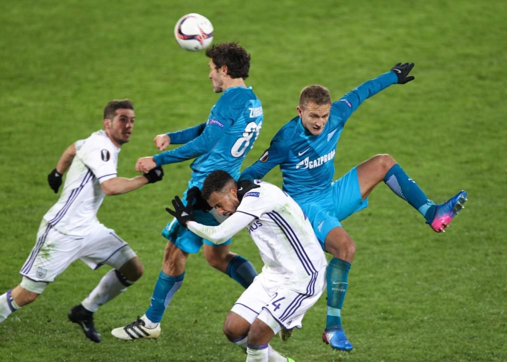 Лига Европы УЕФА 2016/17, 1/16 финала, «Зенит» — «Андерлехт»