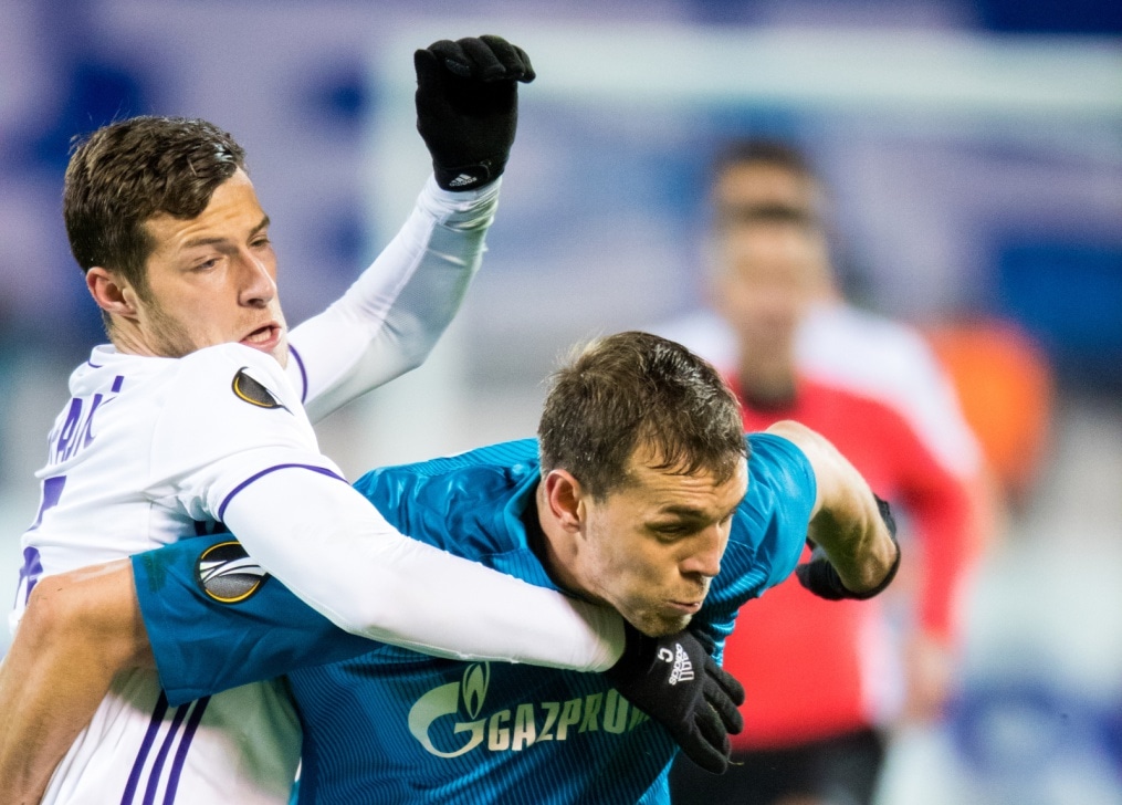 Лига Европы УЕФА 2016/17, 1/16 финала, «Зенит» — «Андерлехт»