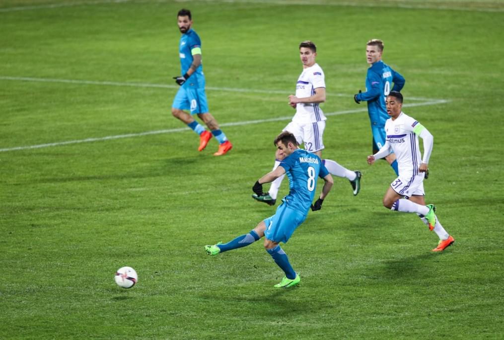 Лига Европы УЕФА 2016/17, 1/16 финала, «Зенит» — «Андерлехт»