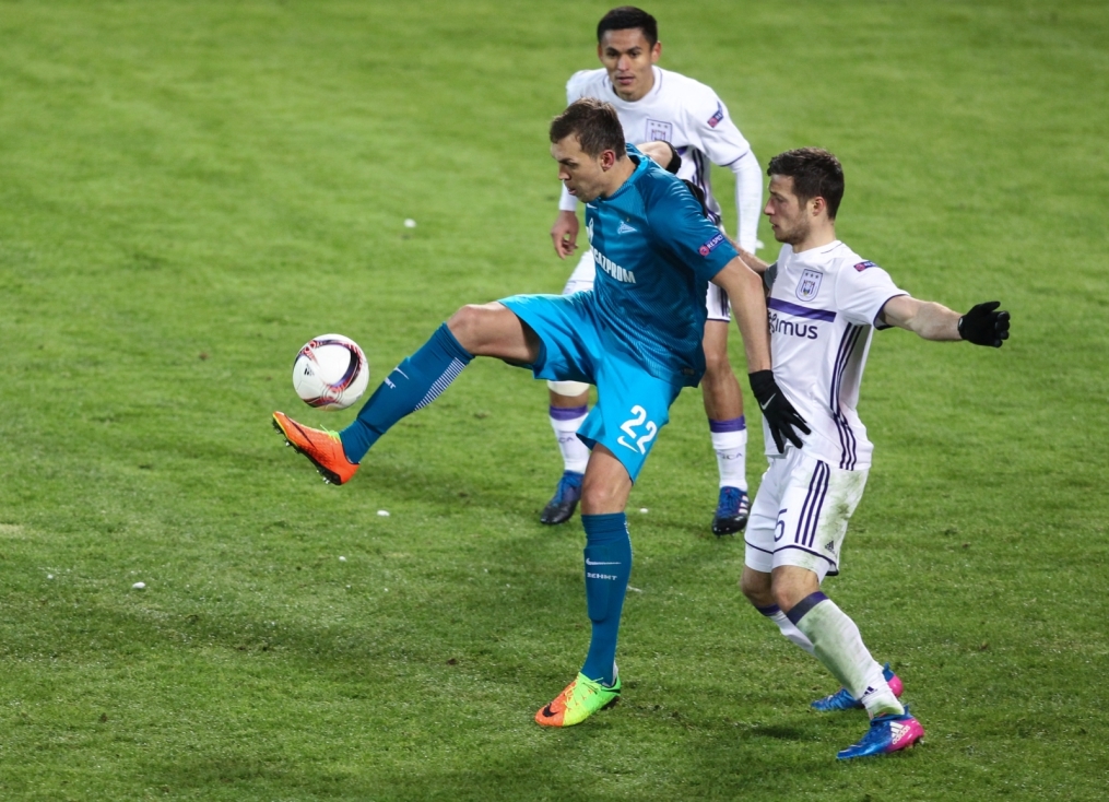 Лига Европы УЕФА 2016/17, 1/16 финала, «Зенит» — «Андерлехт»