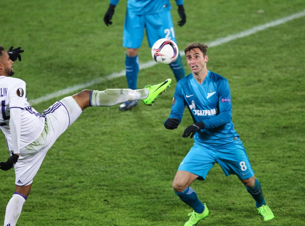 Лига Европы УЕФА 2016/17, 1/16 финала, «Зенит» — «Андерлехт»