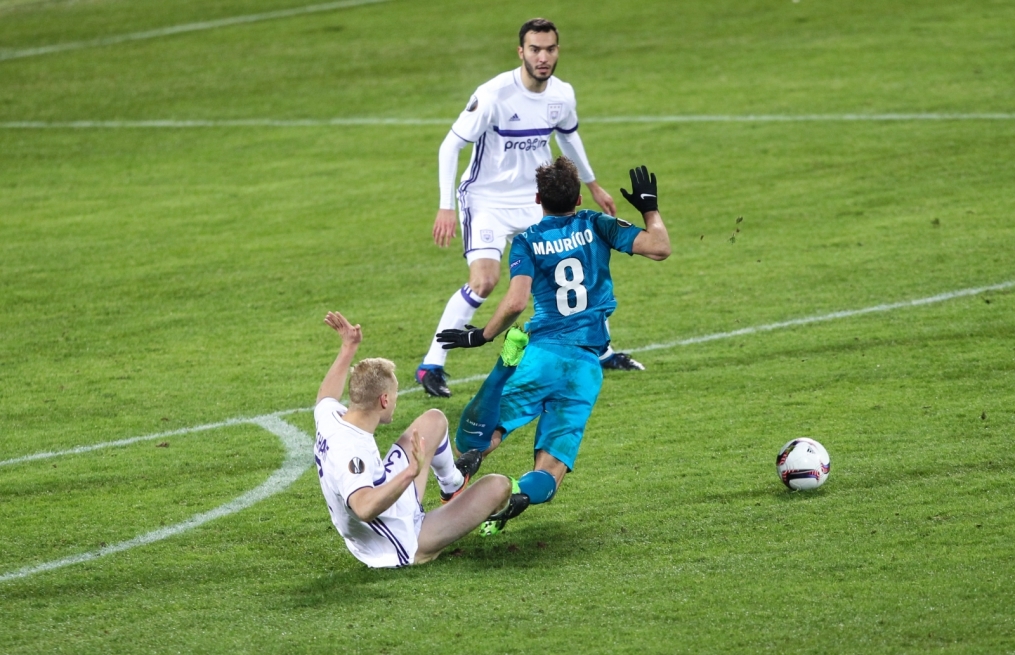 Лига Европы УЕФА 2016/17, 1/16 финала, «Зенит» — «Андерлехт»