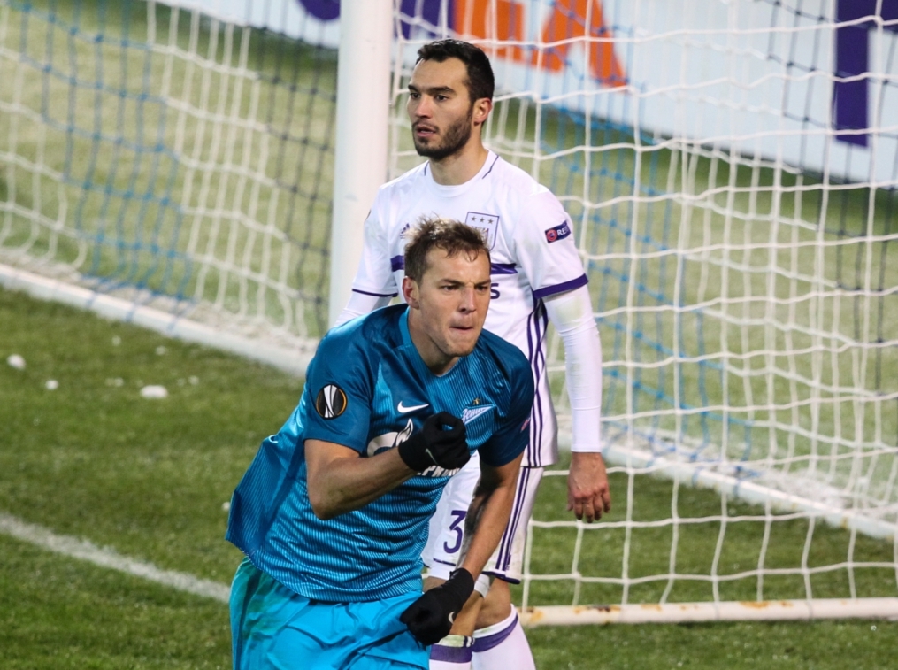 Лига Европы УЕФА 2016/17, 1/16 финала, «Зенит» — «Андерлехт»