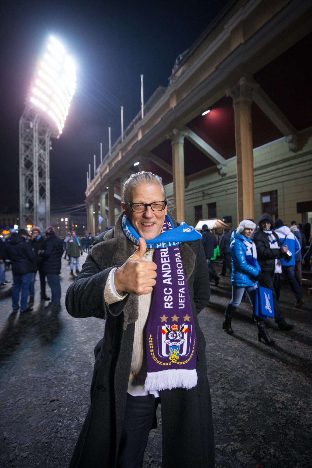 Художник Яном Фабр перед матчем «Зенит» — «Андерлехт»