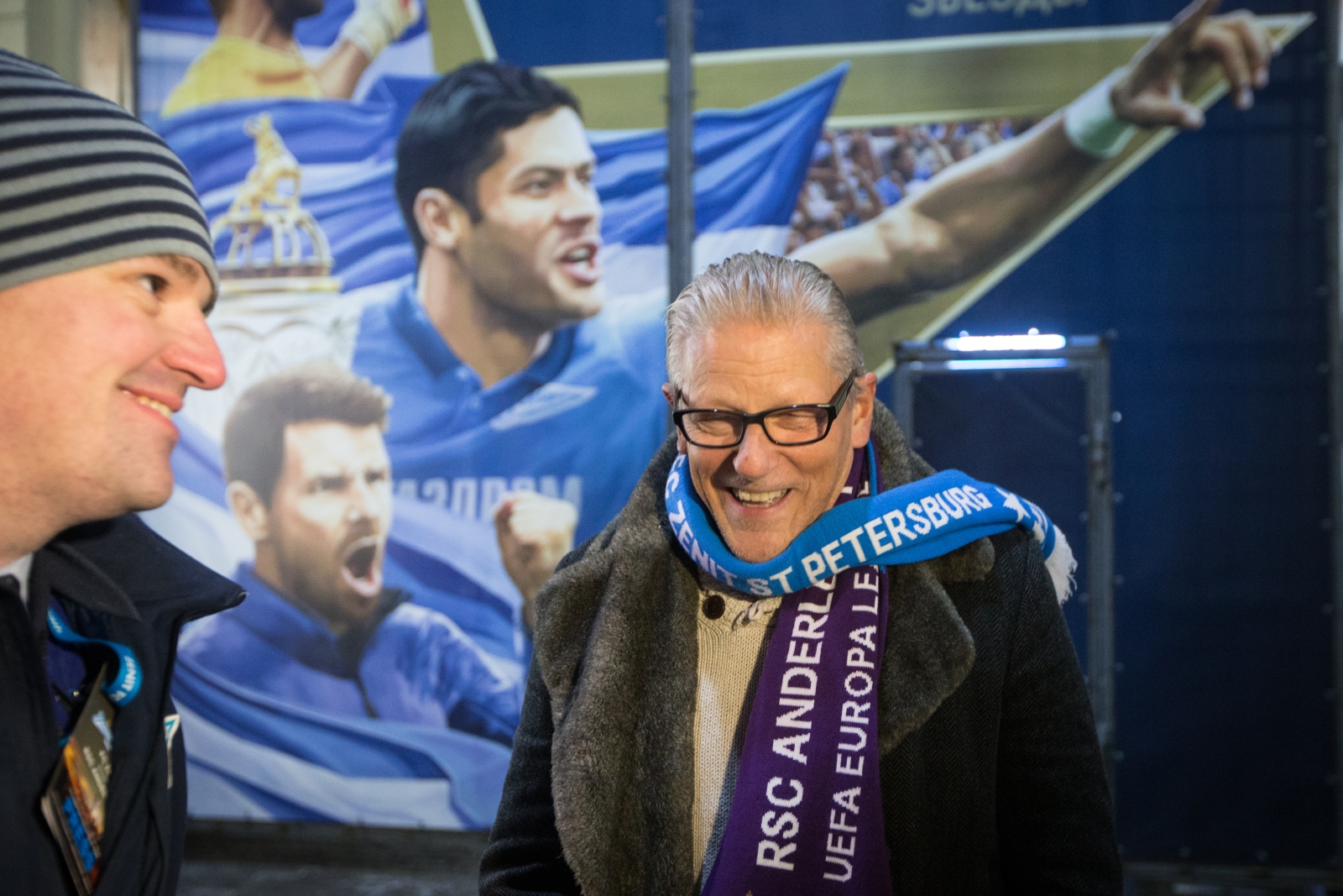 Художник Яном Фабр перед матчем «Зенит» — «Андерлехт»