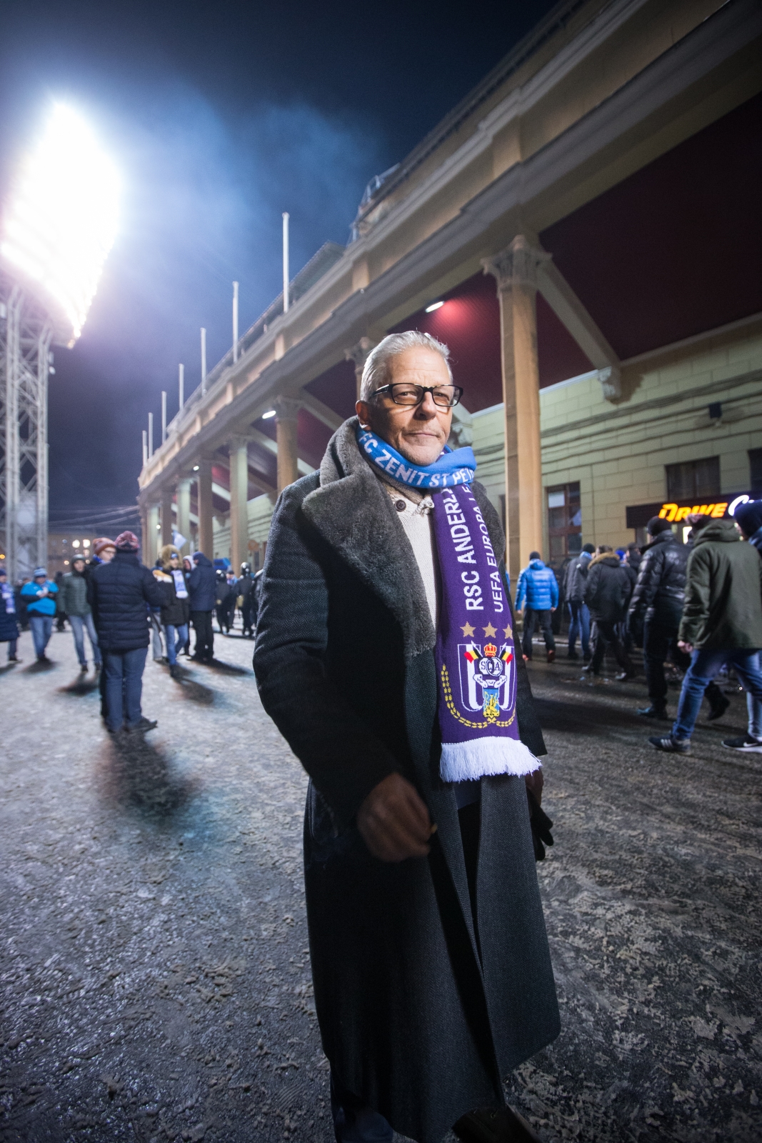 Художник Яном Фабр перед матчем «Зенит» — «Андерлехт»