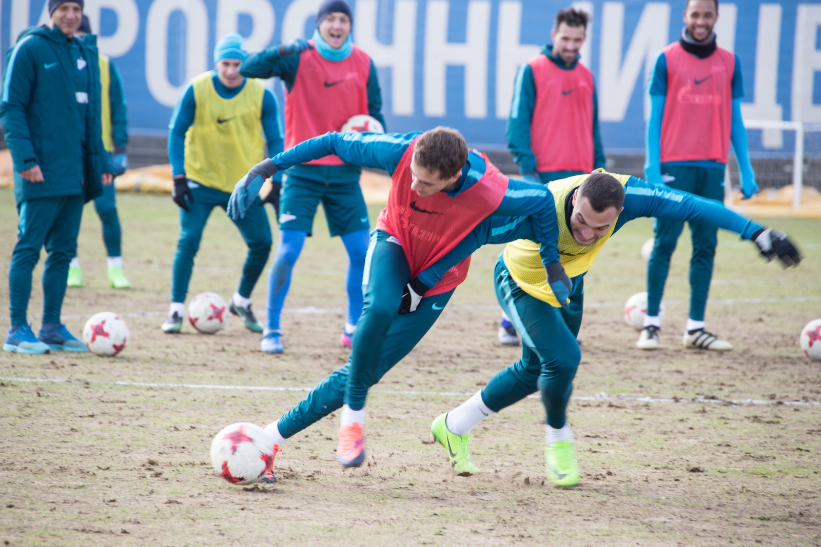 Тренировка «Зенита» перед матчем с «Амкар» — «Зенит»