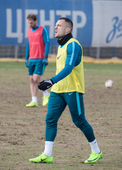 Тренировка «Зенита» перед матчем с «Амкар» — «Зенит»