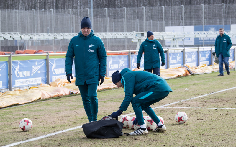 Тренировка «Зенита» перед матчем с «Амкар» — «Зенит»