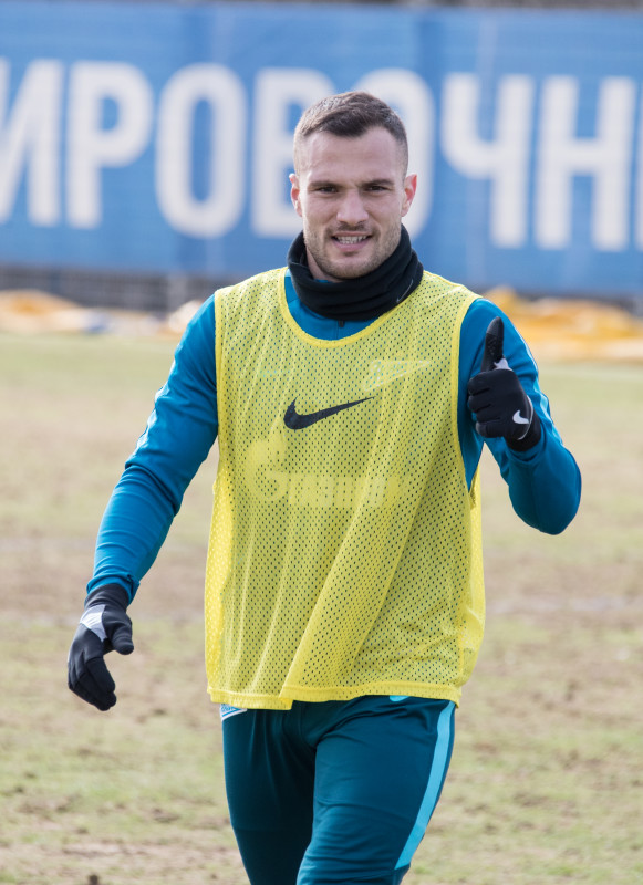 Тренировка «Зенита» перед матчем с «Амкар» — «Зенит»