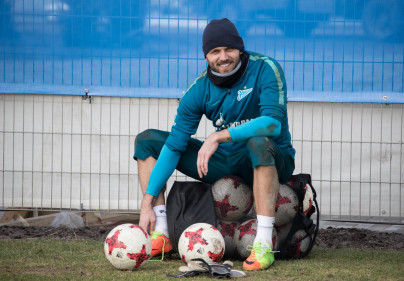 Тренировка «Зенита» перед матчем с «Амкар» — «Зенит»