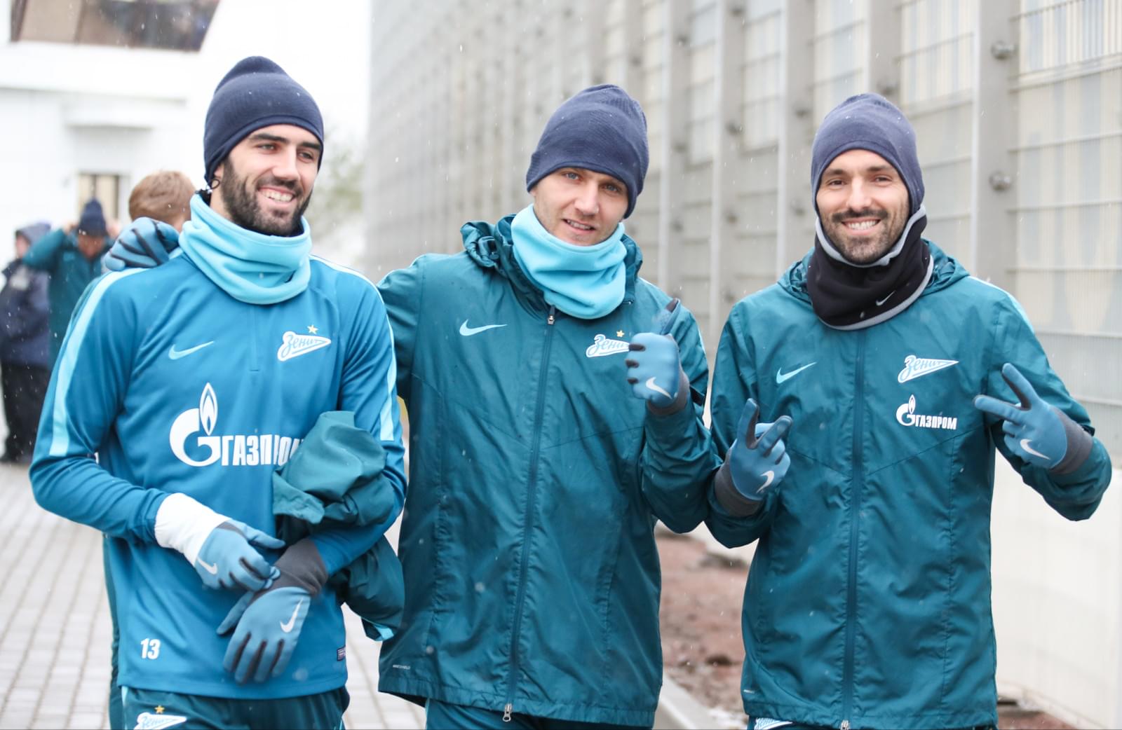 Открытая тренировка «Зенита» перед матчем с ФК «Амкар»