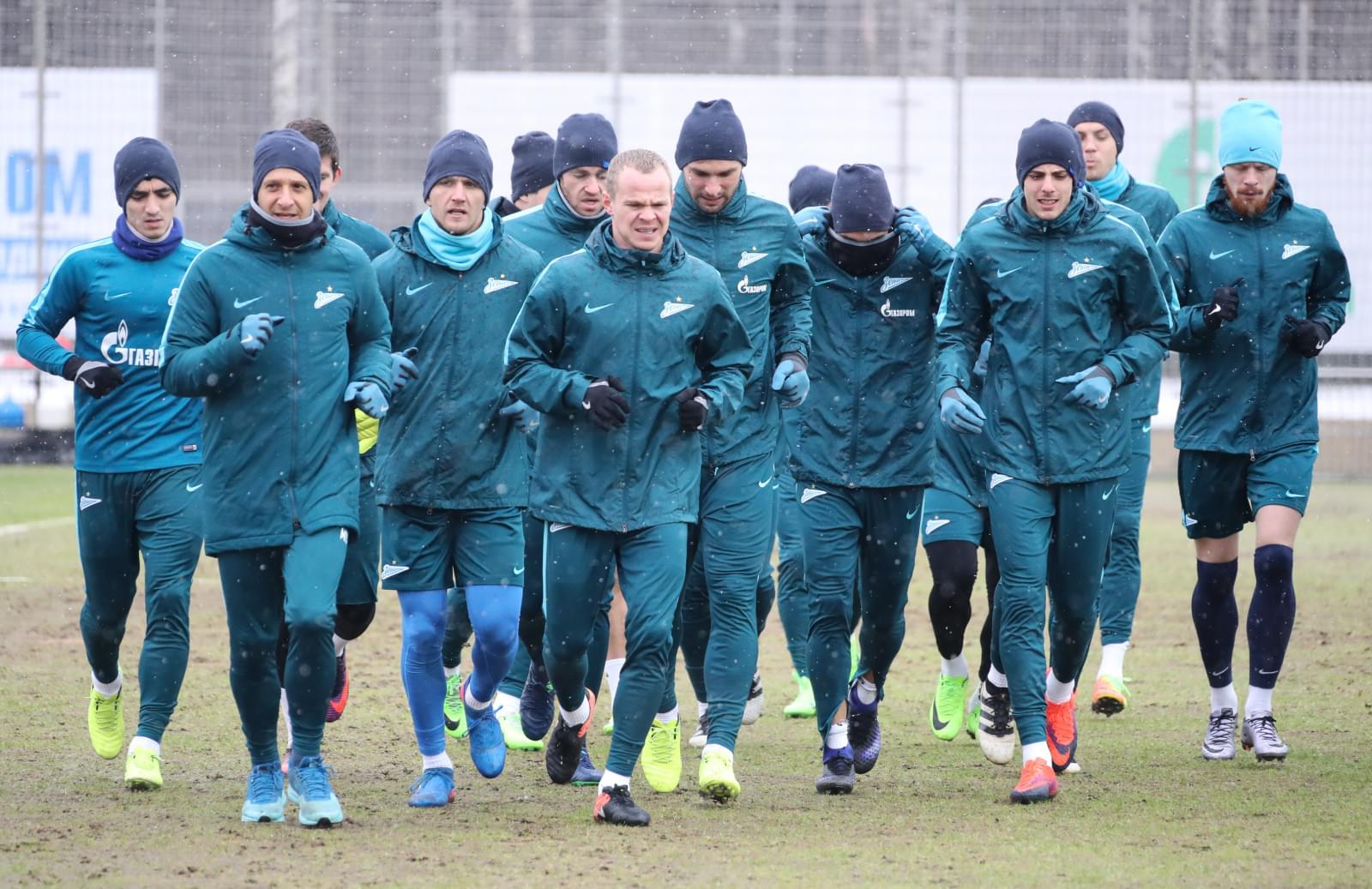 Открытая тренировка «Зенита» перед матчем с ФК «Амкар»