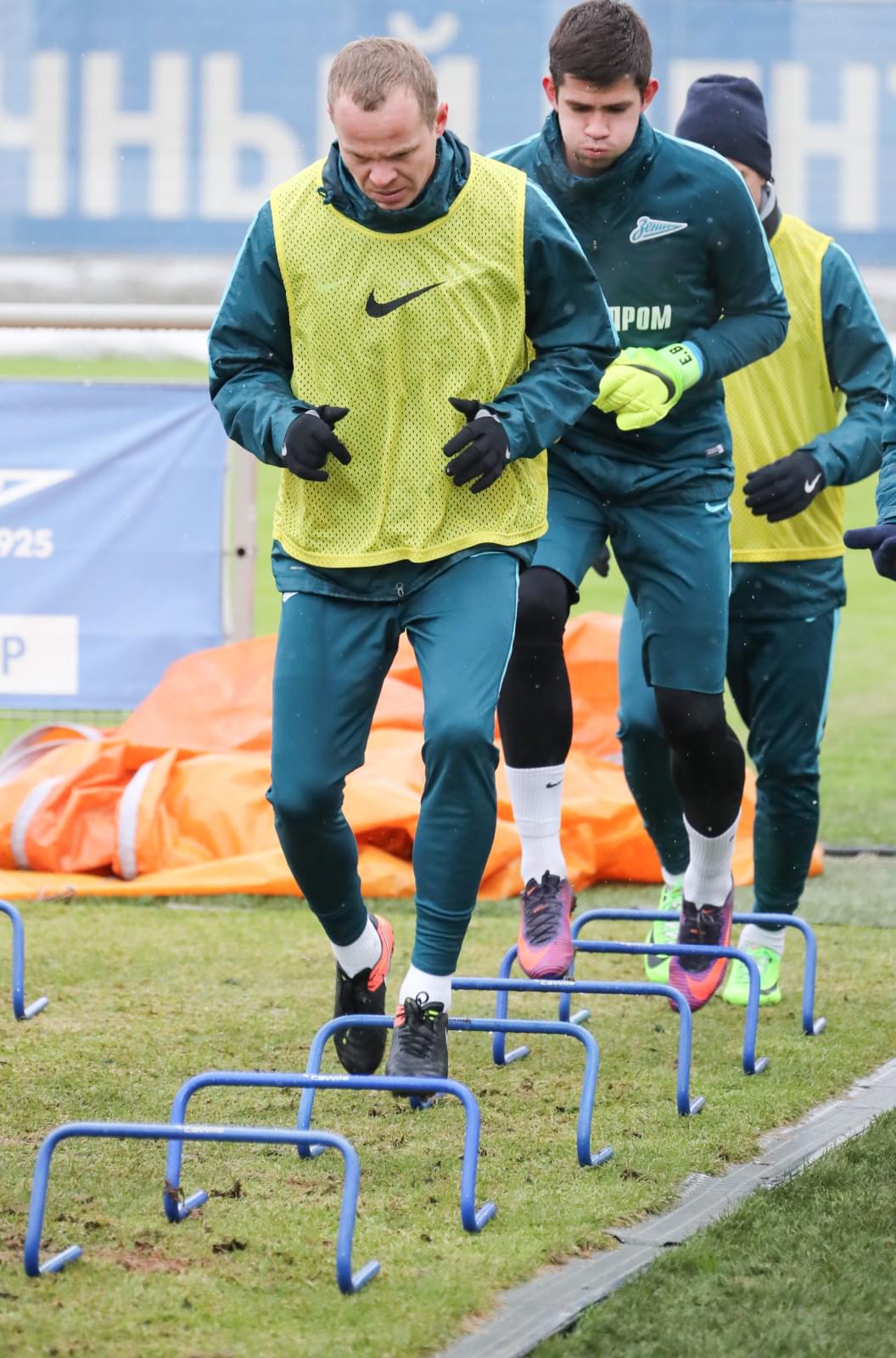Открытая тренировка «Зенита» перед матчем с ФК «Амкар»
