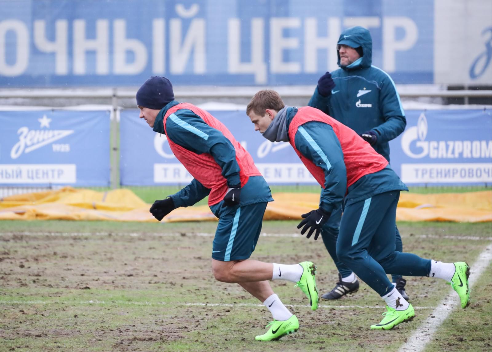 Открытая тренировка «Зенита» перед матчем с ФК «Амкар»