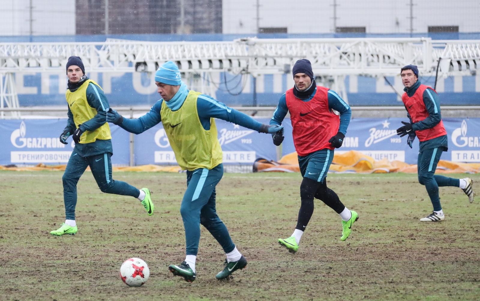 Открытая тренировка «Зенита» перед матчем с ФК «Амкар»