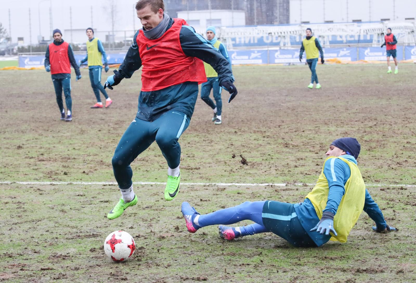 Открытая тренировка «Зенита» перед матчем с ФК «Амкар»