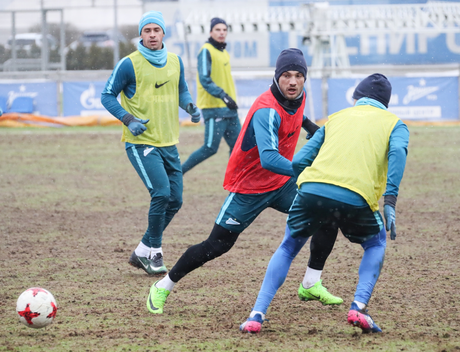 Открытая тренировка «Зенита» перед матчем с ФК «Амкар»