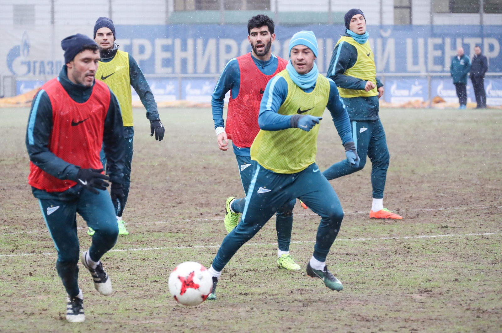 Открытая тренировка «Зенита» перед матчем с ФК «Амкар»