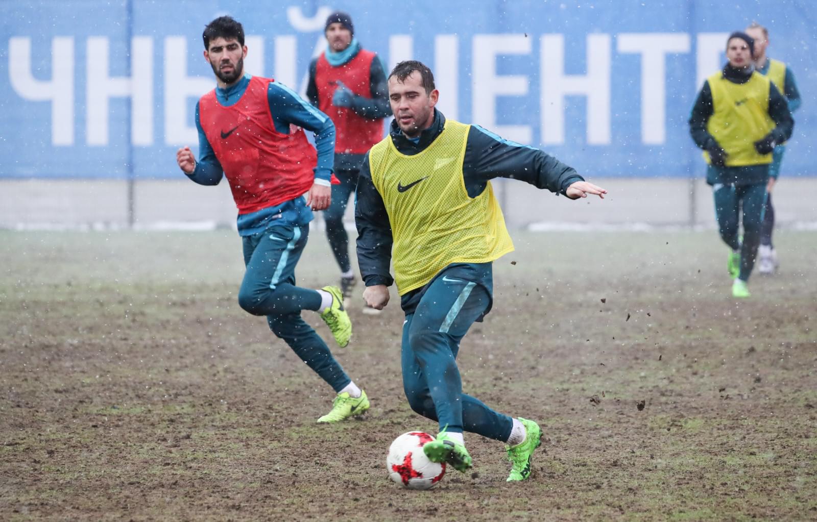 Открытая тренировка «Зенита» перед матчем с ФК «Амкар»