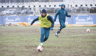 Открытая тренировка «Зенита» перед матчем с ФК «Амкар»