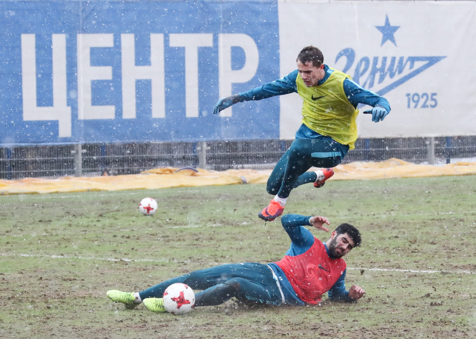 Открытая тренировка «Зенита» перед матчем с ФК «Амкар»