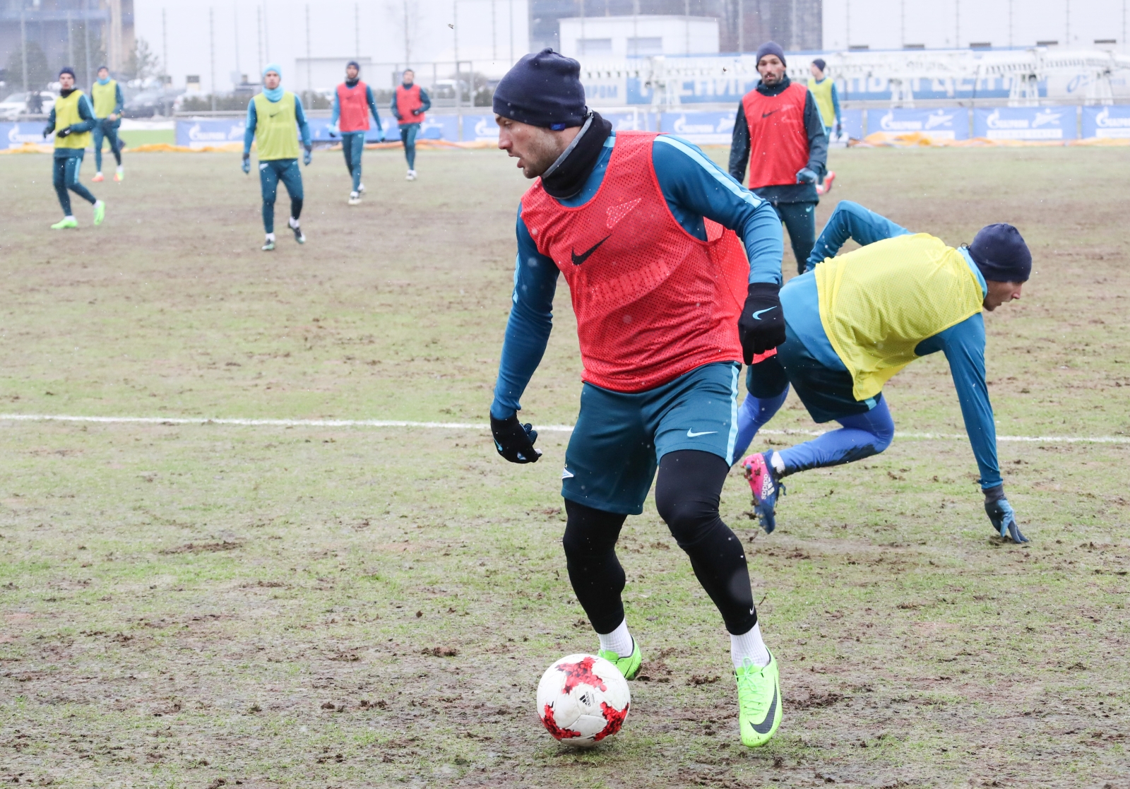 Открытая тренировка «Зенита» перед матчем с ФК «Амкар»