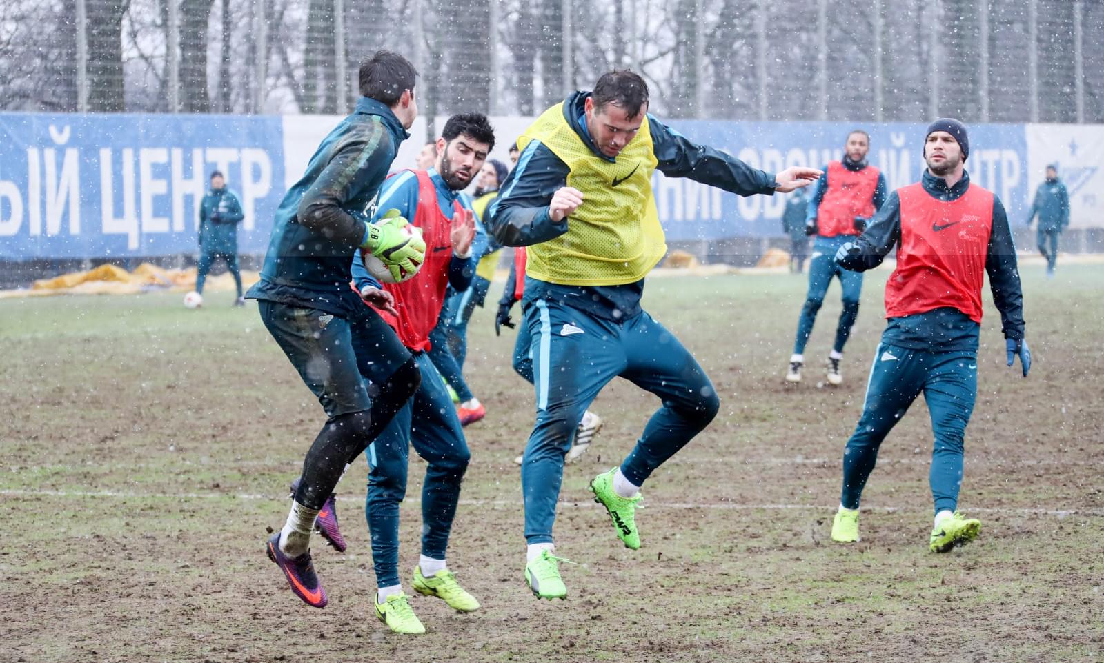 Открытая тренировка «Зенита» перед матчем с ФК «Амкар»