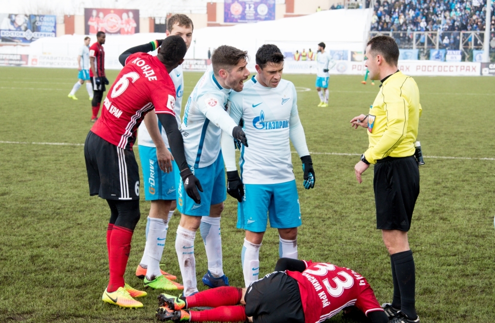 РОСГОССТРАХ-Чемпионат России 2016/17, 19-й тур, «Амкар» — «Зенит»