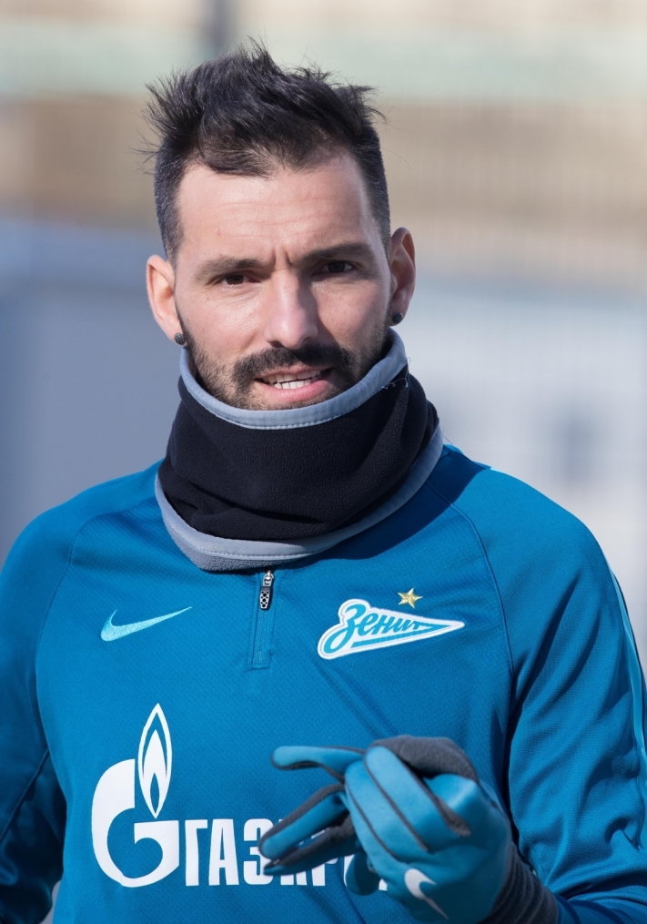 Утренняя тренировка «Зенита» перед матчем с «Арсеналом»