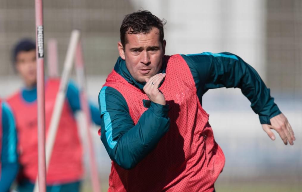 Утренняя тренировка «Зенита» перед матчем с «Арсеналом»