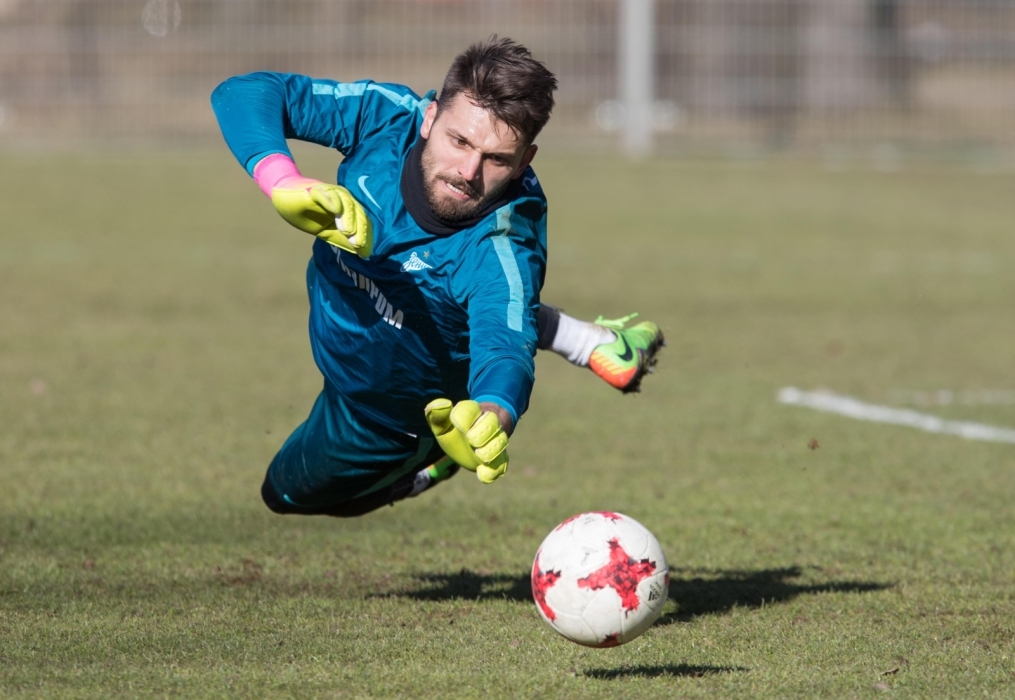 Утренняя тренировка «Зенита» перед матчем с «Арсеналом»