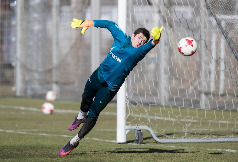 Утренняя тренировка «Зенита» перед матчем с «Арсеналом»