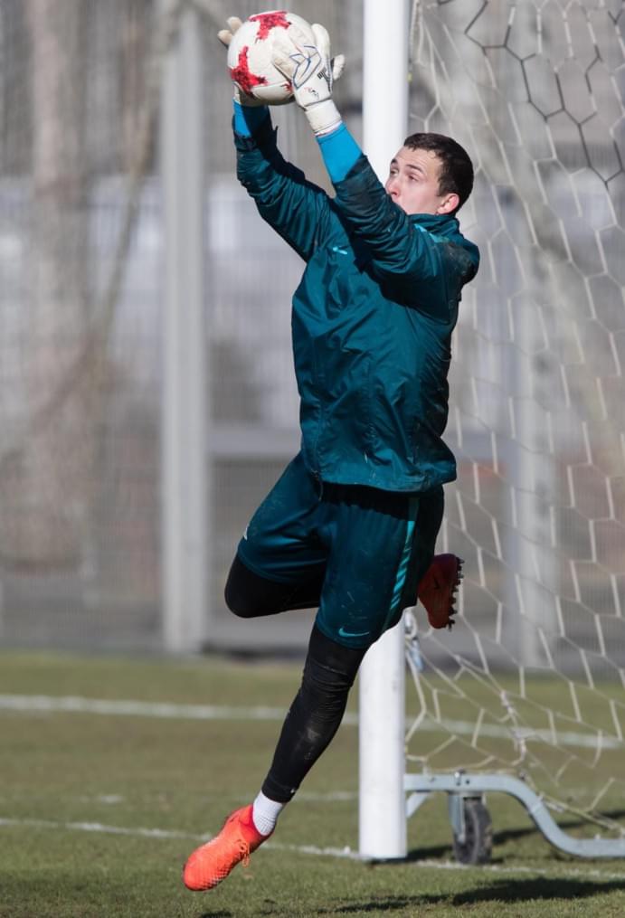 Утренняя тренировка «Зенита» перед матчем с «Арсеналом»