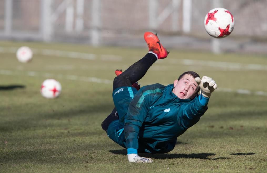 Утренняя тренировка «Зенита» перед матчем с «Арсеналом»