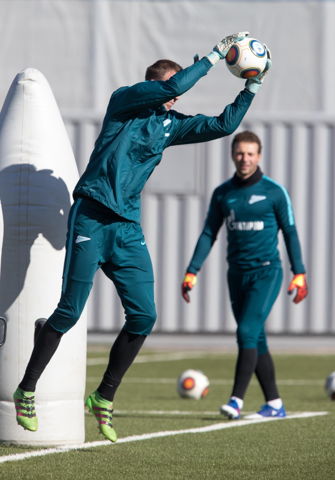 Тренировка «Зенита»-2 перед матчем со «Спартаком» (Нальчик)