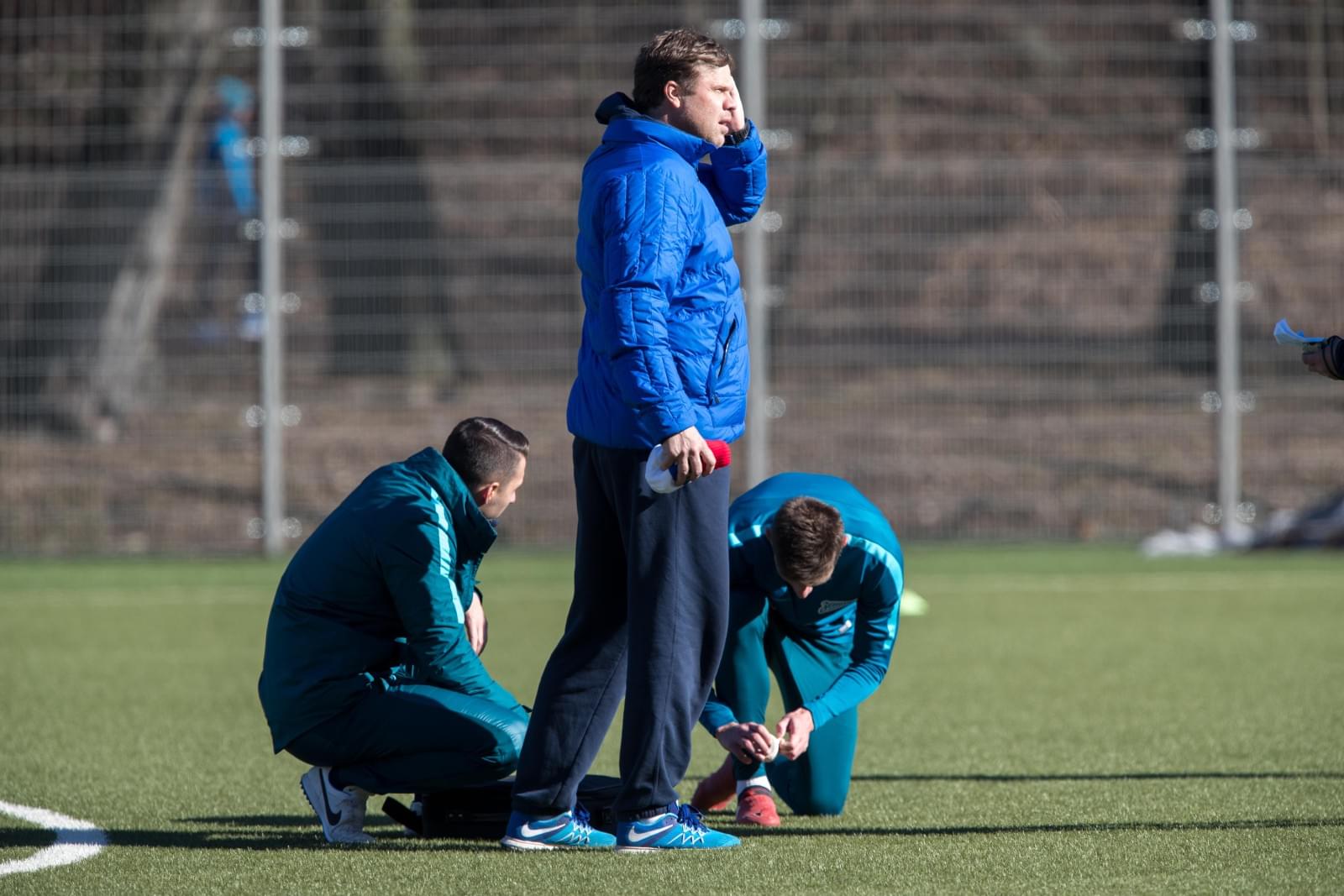 Тренировка «Зенита»-2 перед матчем со «Спартаком» (Нальчик)