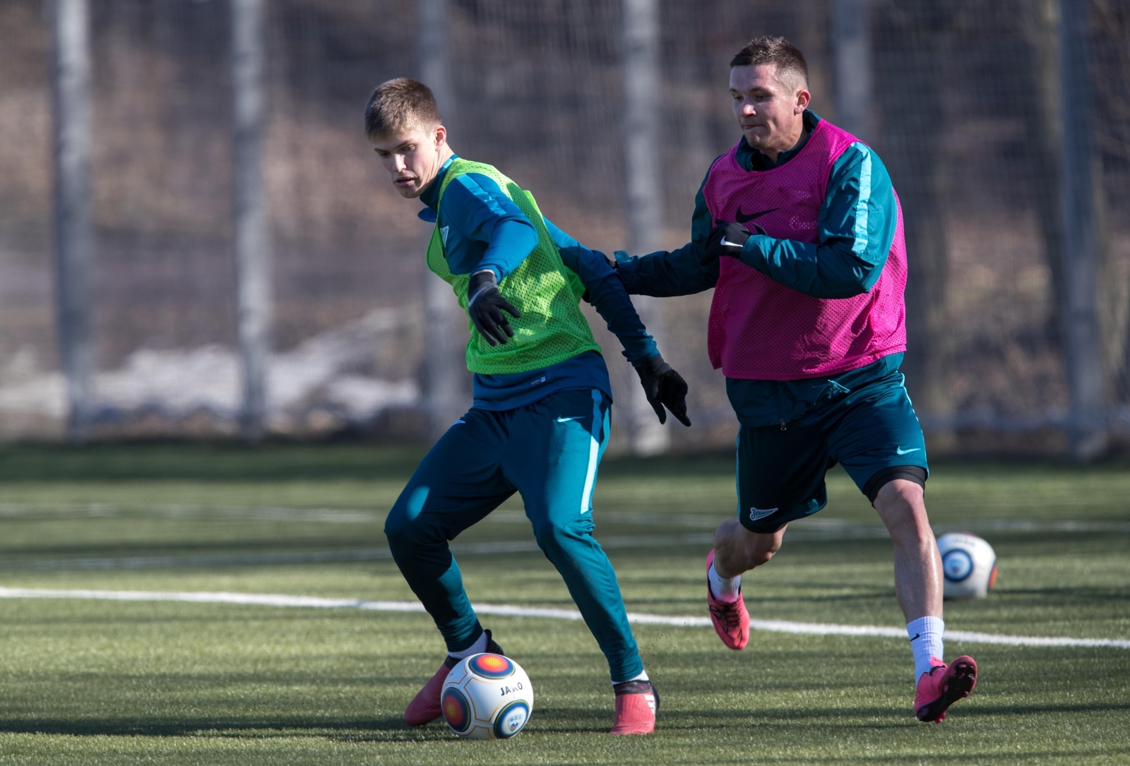 Тренировка «Зенита»-2 перед матчем со «Спартаком» (Нальчик)