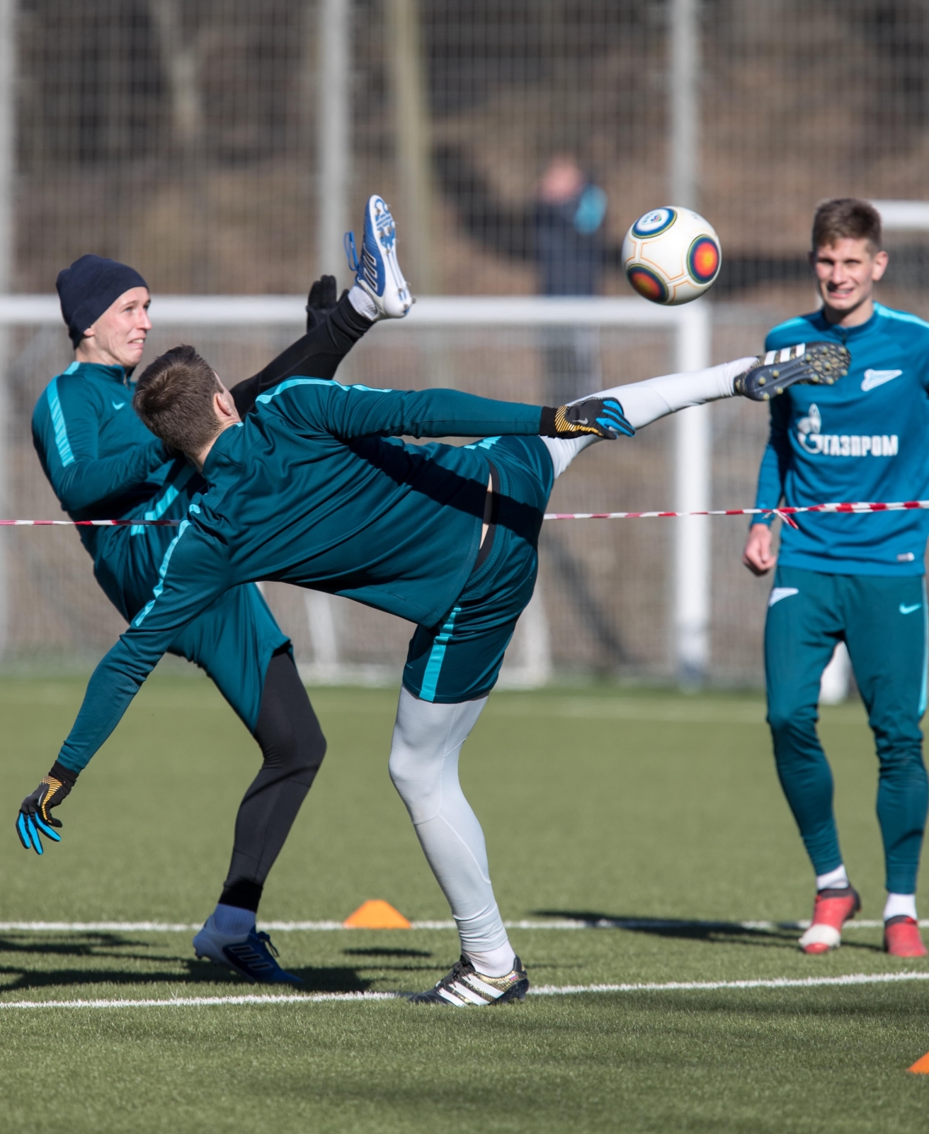 Тренировка «Зенита»-2 перед матчем со «Спартаком» (Нальчик)